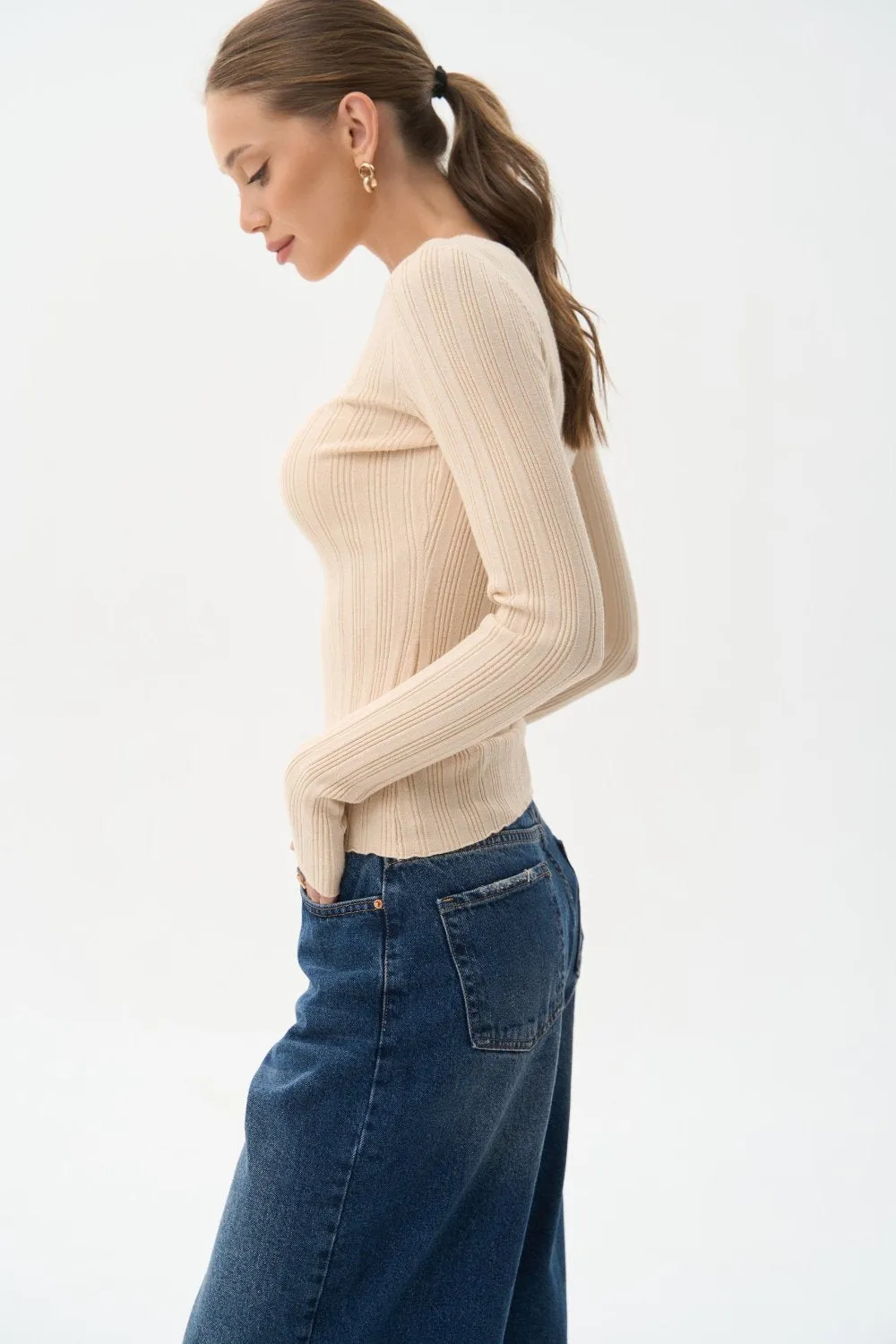 Beige Long Sleeve - Image 4