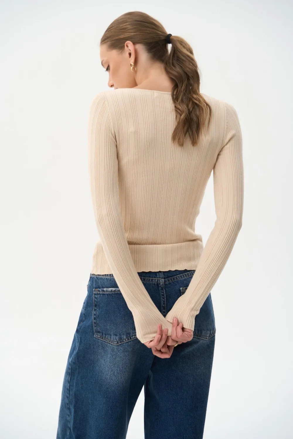 Beige Long Sleeve - Image 5