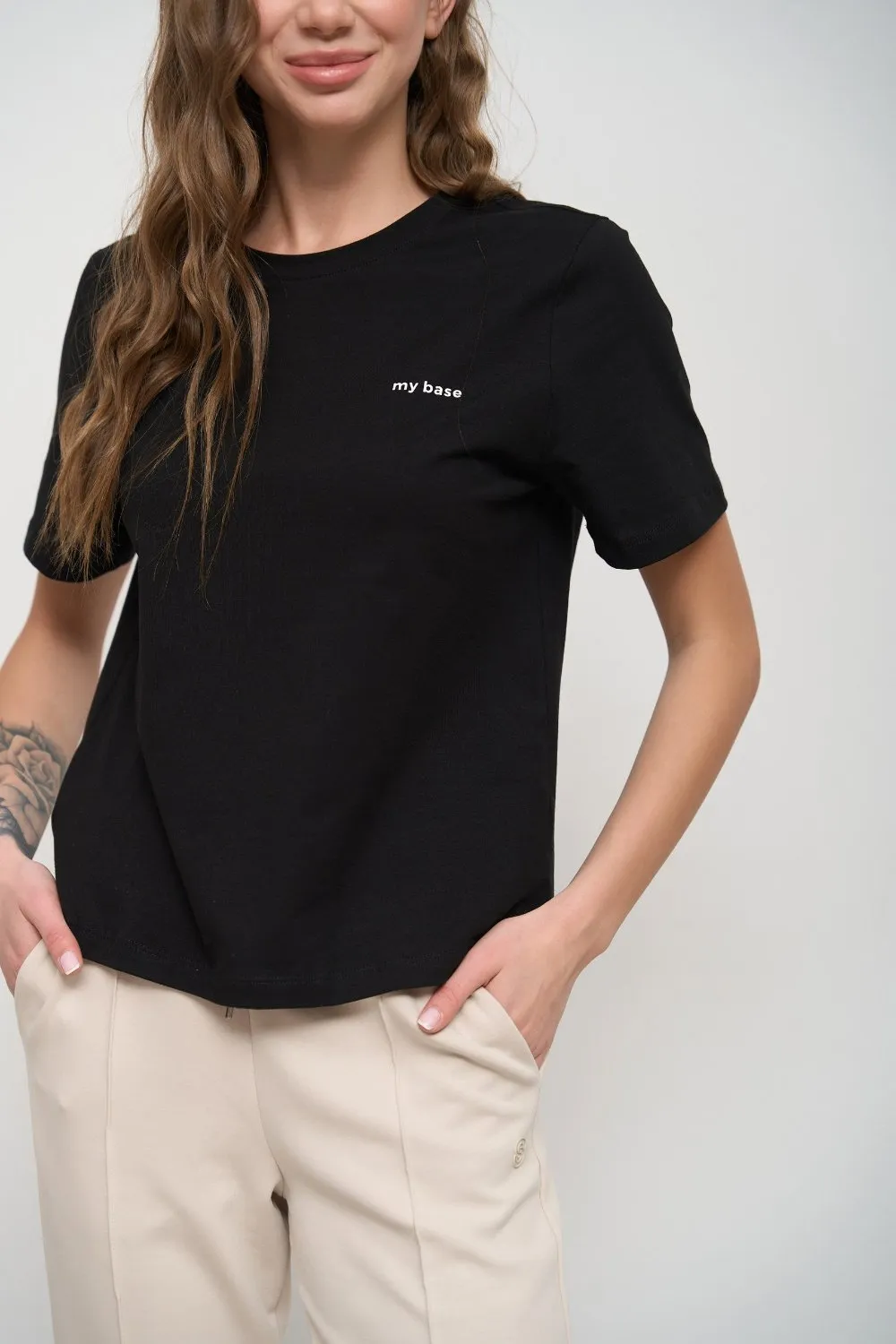 Black "My Base" T-Shirt - Image 3