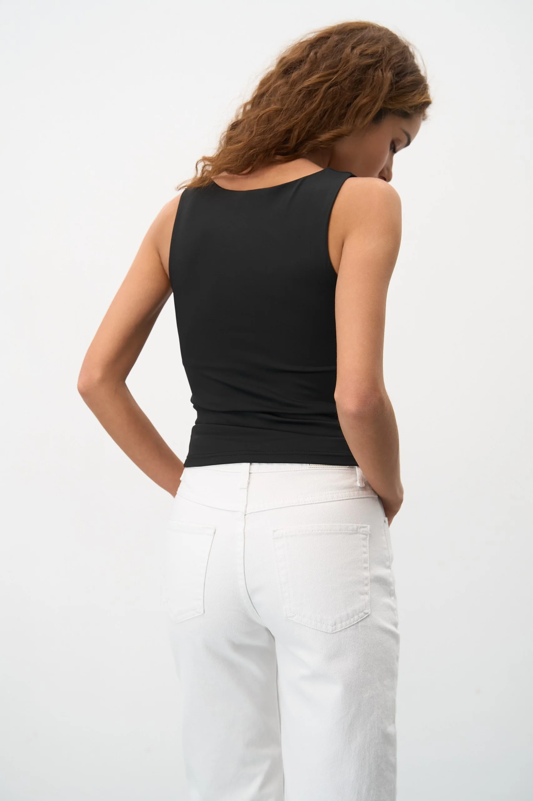 Basic tank top, Black - Image 8