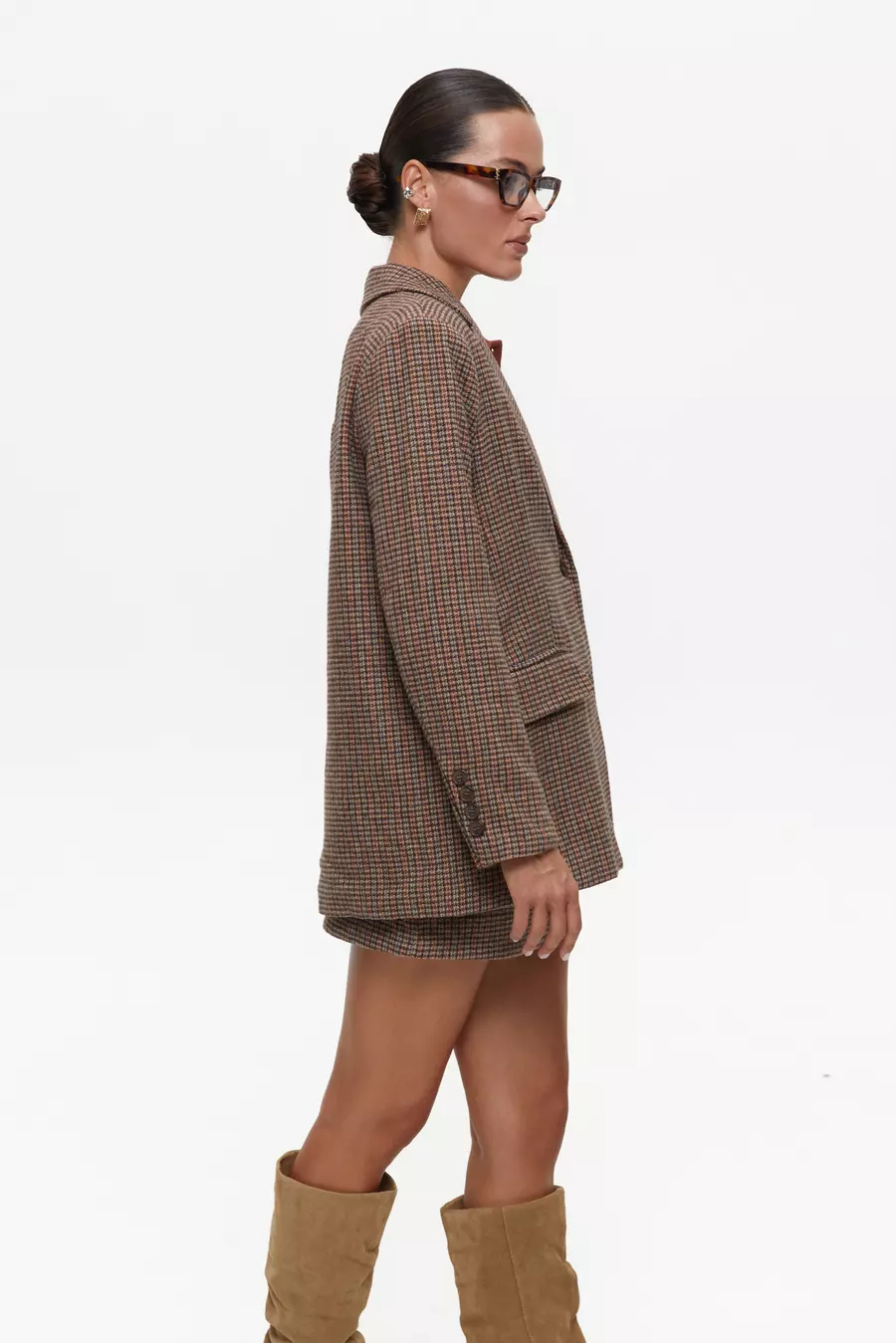 Brown Classic Check Jacket - Image 3