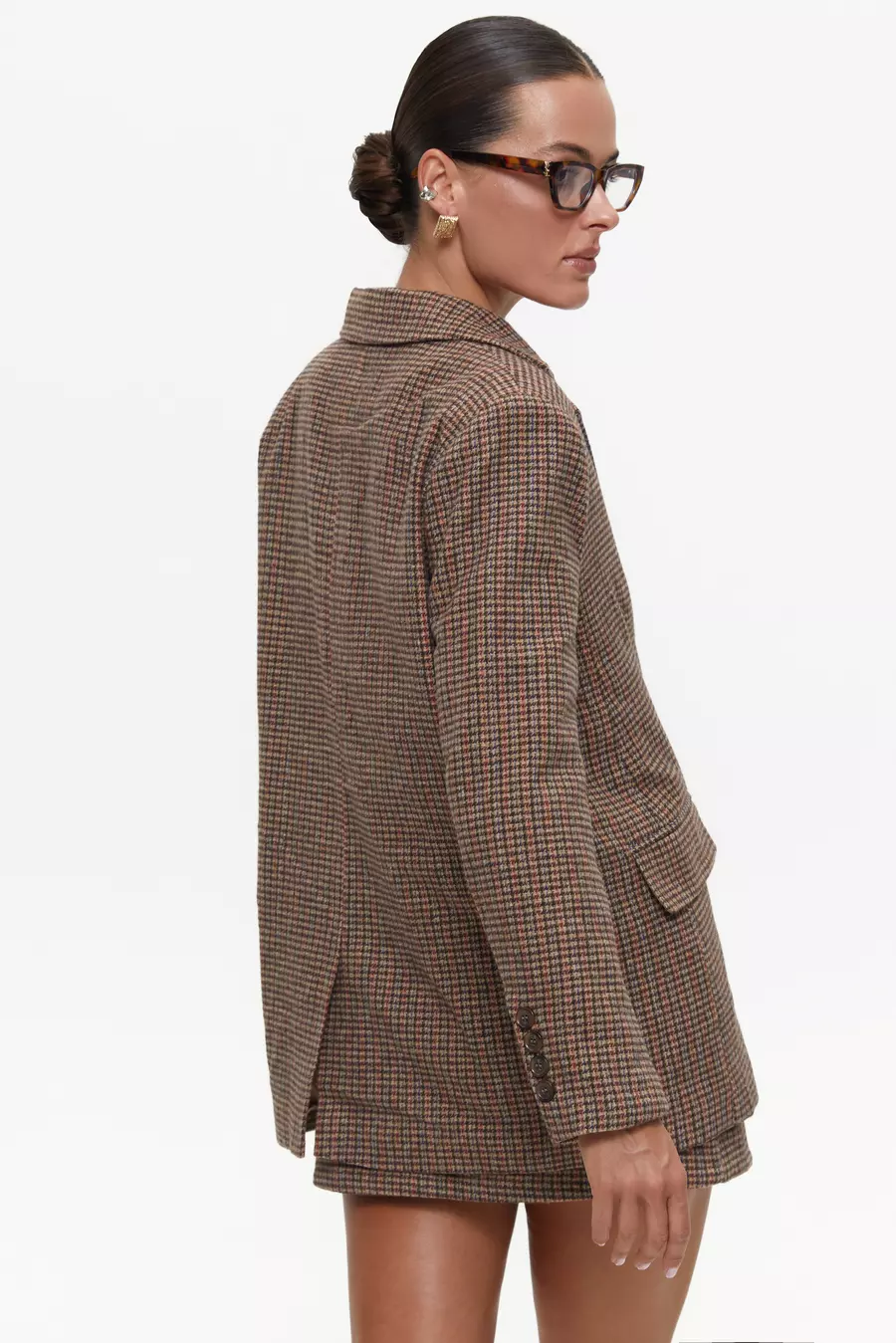 Brown Classic Check Jacket - Image 5