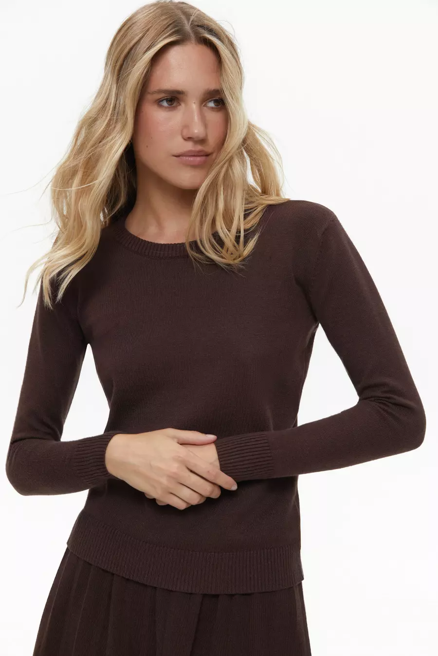 Brown Classic Jumper - Image 3