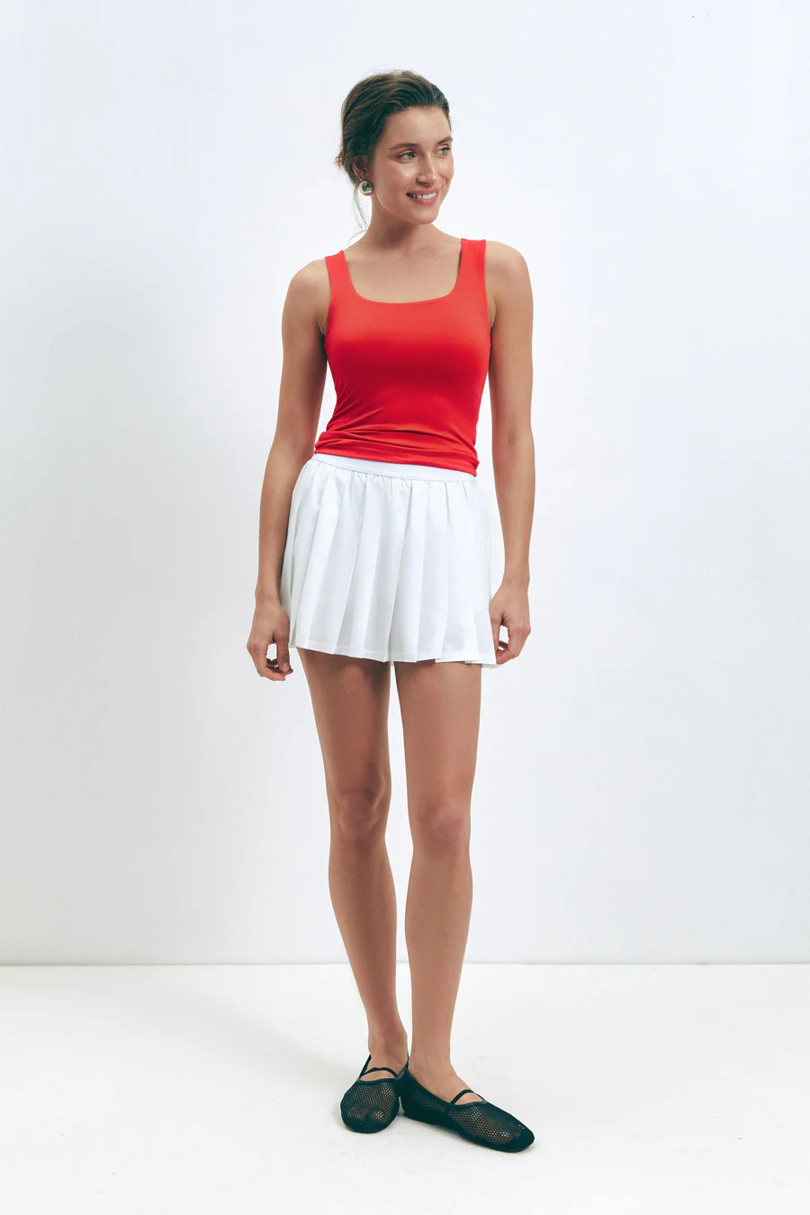 Basic tank top, Red - Image 4