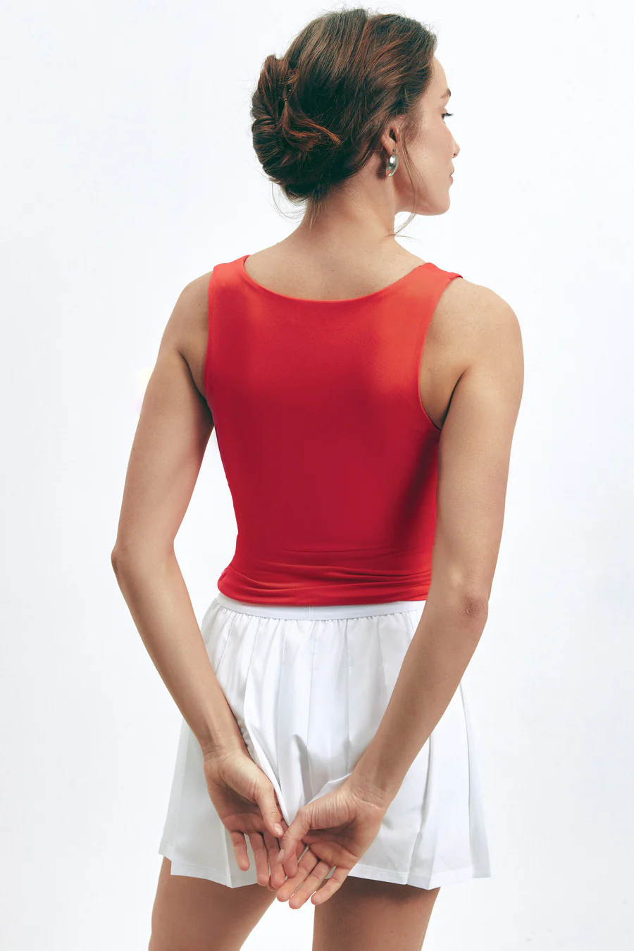 Basic tank top, Red - Image 5