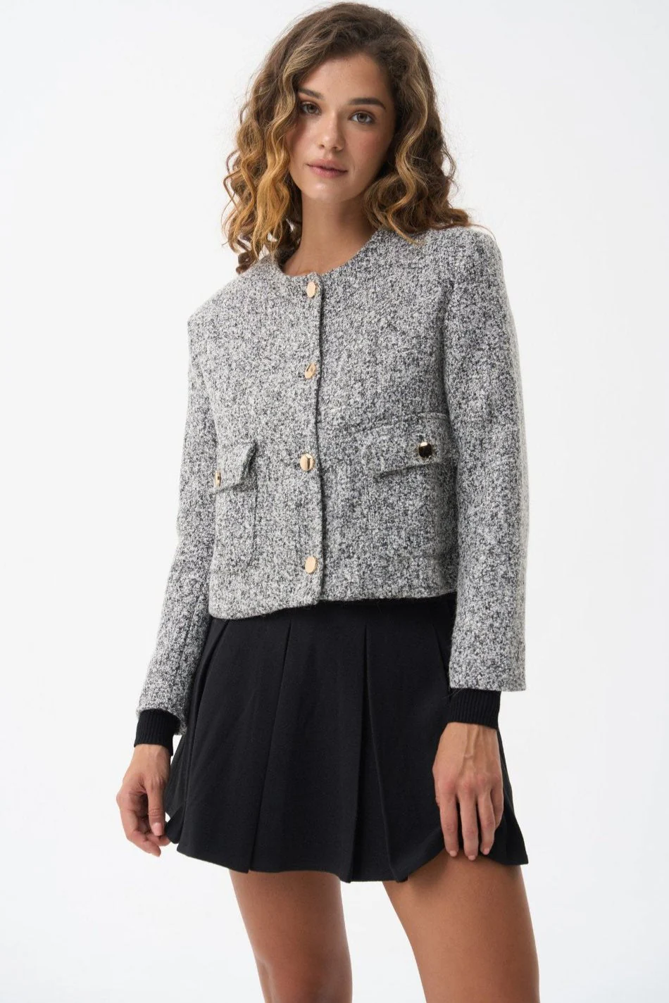 Soft Short Jacket with Pockets - Image 3