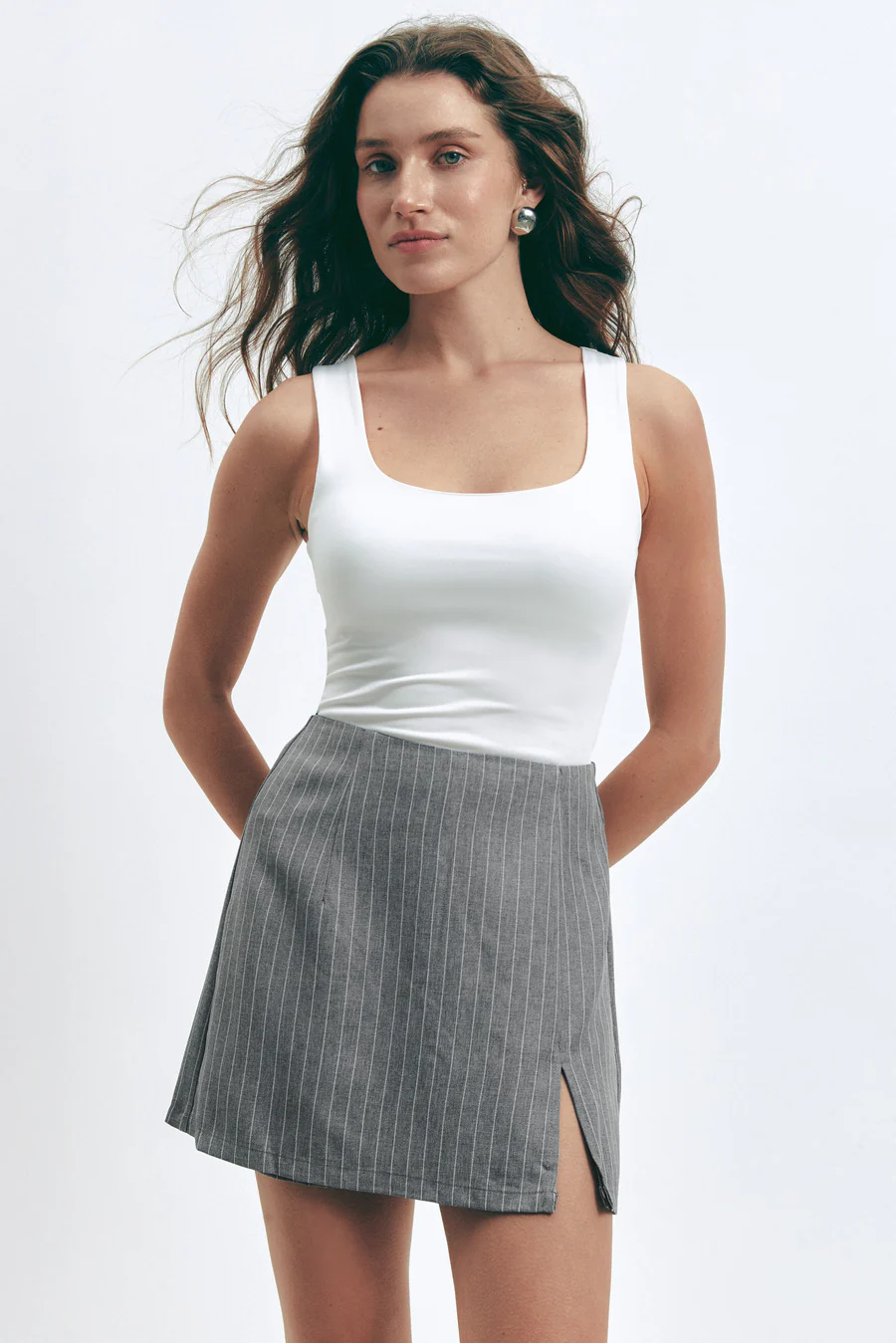 Basic tank top, Clean White - Image 4