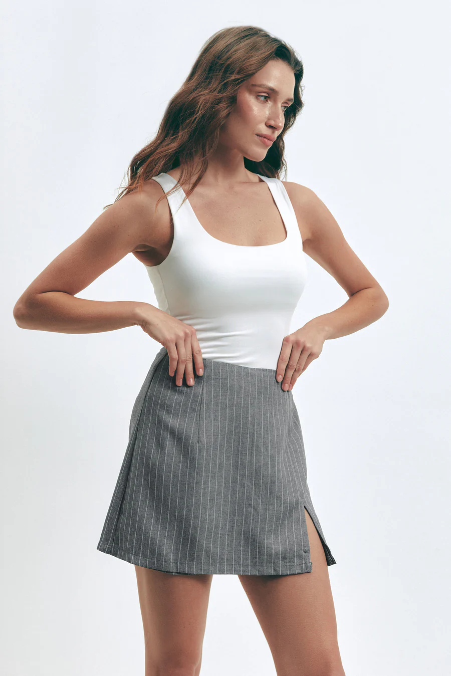 Basic tank top, Clean White - Image 5